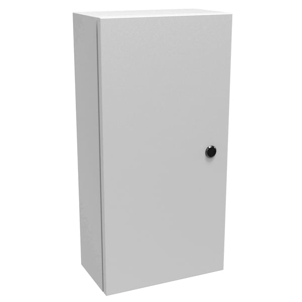 Hammond Slotted 1/4 Turn Latch Electrical Enclosures, 24 in H, 6 in D, 12 in W EN4SD24126LG - main